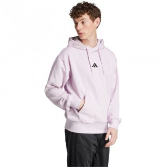 ADIDAS ESSENTIALS FEELCOZY FLEECE M SWEATSHIRT HOODIE - Picture 4 of 5